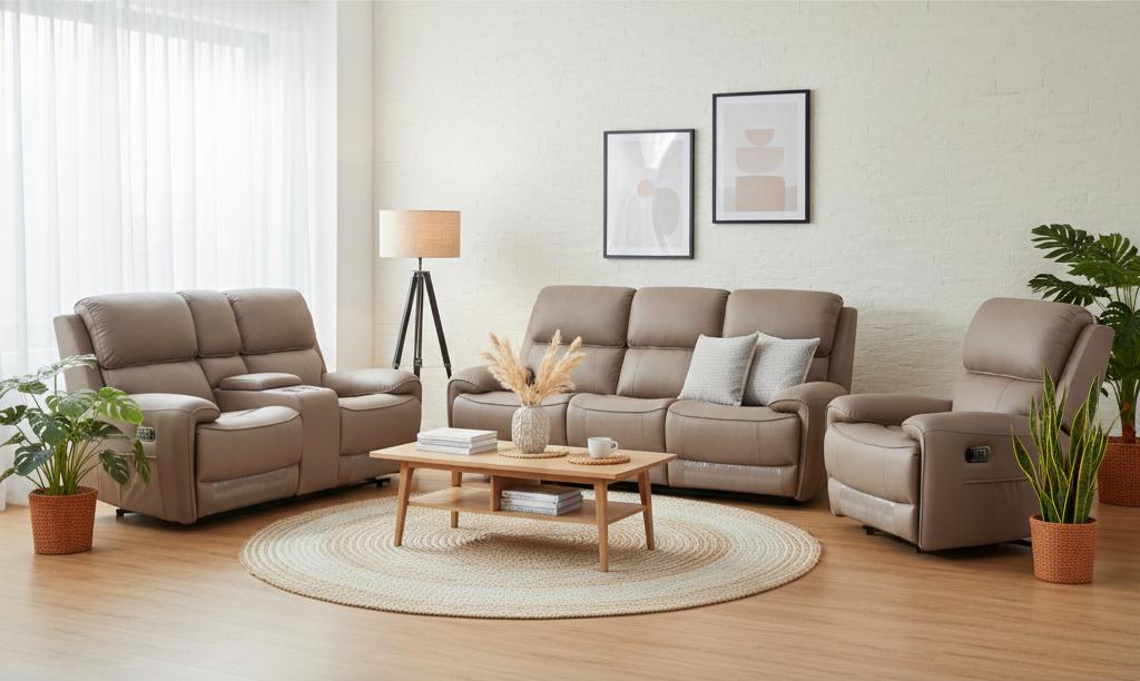 Sally Luxe Recliner Lounge Set - Image 2